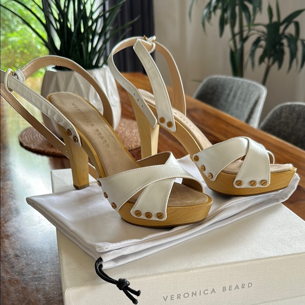 Veronica Beard Lamont Clog color Coconut